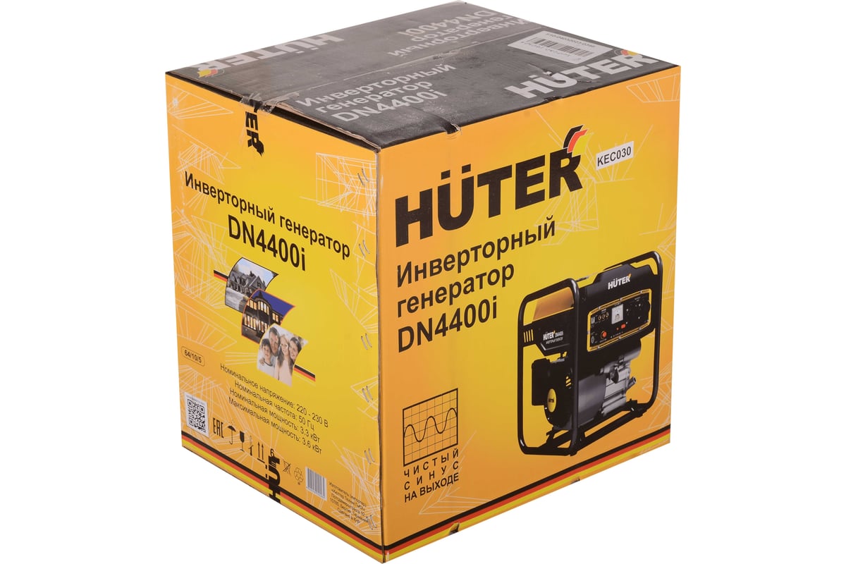 Бензиновый генератор huter dn4400i