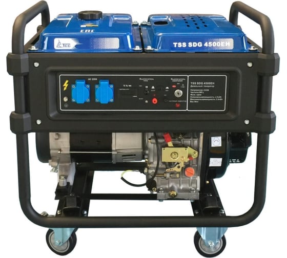 Портативный дизельный генератор ТСС SDG 4500EH 1