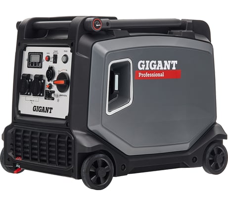 Инверторный генератор Gigant Professional (3,8 кВт; эл.стартер; дисплей; колёса и ручки) GPIGL-3800E