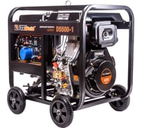 Дизельный генератор Foxweld expert d5500-1, 5.0-5.5 квт, 1ф, розетки 1x16a + 1x32a, ппп, мфд 3в1 8895