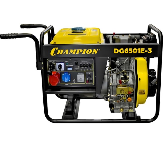 Дизельный генератор CHAMPION DG6501E-3