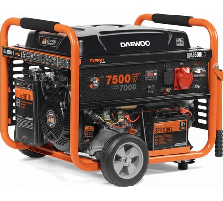 Бензиновый генератор с возможностью подключения ATS Daewoo GDA 8500E-3