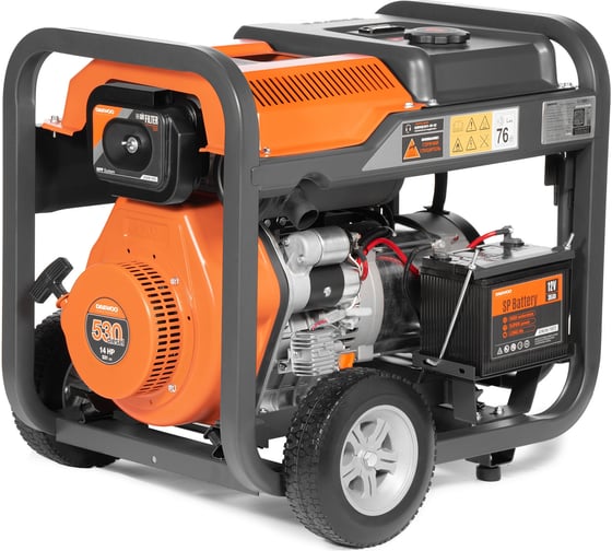 Дизельный генератор с функцией Dual Power Daewoo DDAE 9000DXE-3 (2024)