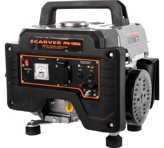 Бензиновый генератор CARVER PPG-1000А 01.020.00015