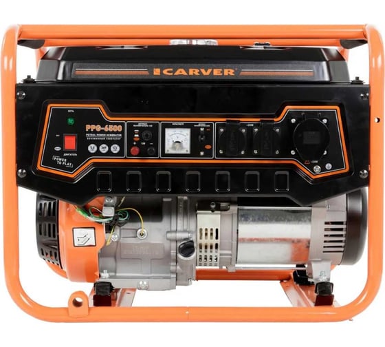 Бензиновый генератор CARVER PPG-6500 01.020.00018
