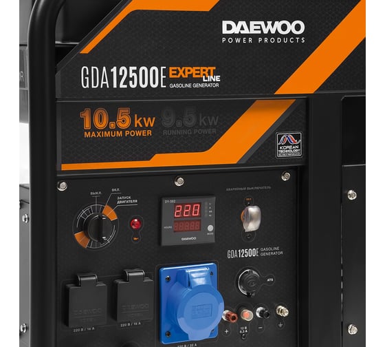 Бензиновый генератор Daewoo GDA 12500E