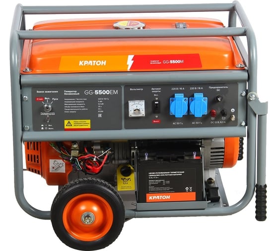 Бензиновый генератор Кратон GG-5500EM 3 08 01 037
