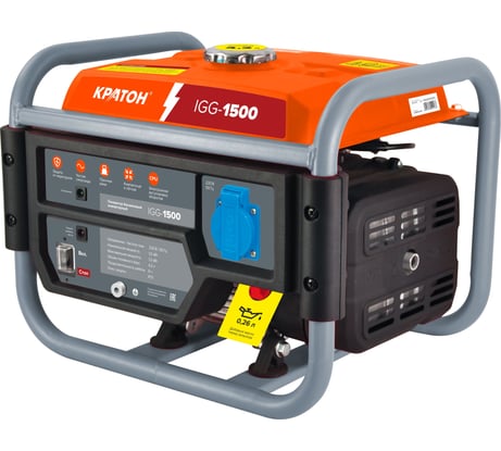 Бензиновый инверторный генератор Кратон IGG-1500 3 08 04 013