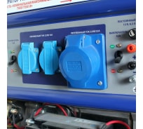 Гибридный генератор газ-бензин СПЕЦ HG-8000 и комплект для подключения к сети+баллону