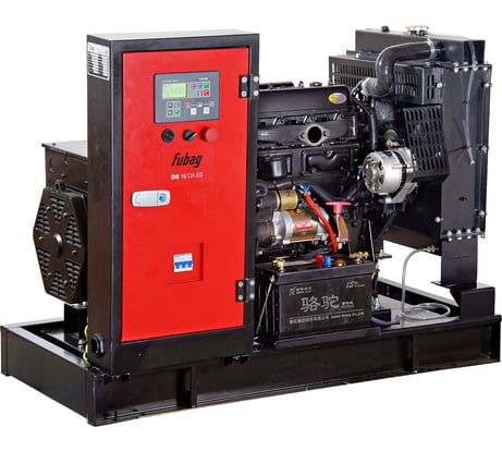 Дизельная трехфазная, открытая электростанция FUBAG DS 16 DA ES 838767