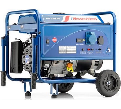 Генератор MasterYard 5,5 кВА, двиг. R420 /420 сс/, бак 25 л, 82 кг MG 5500RP