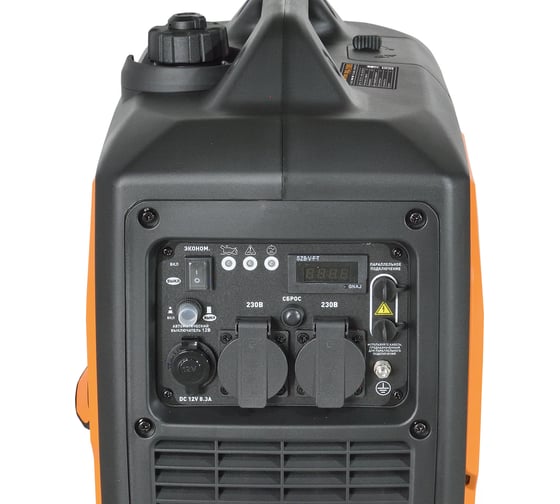 Инверторный генератор CARVER ppg -2100is 1,8/2,0квт, 220/12в, 2 розетки, дисплей 01.020.00032