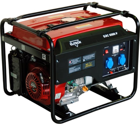 Бензиновая электростанция Elitech БЭС 6500Р