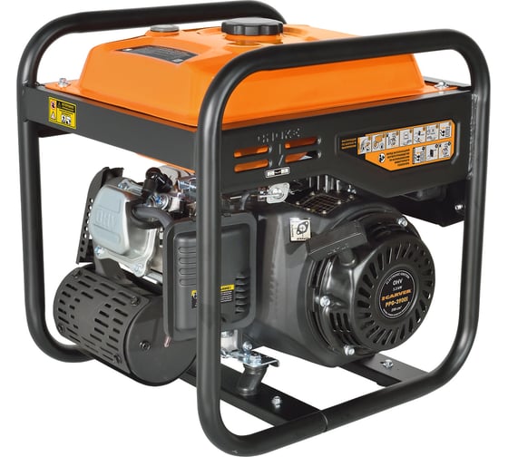Инверторный генератор CARVER ppg -3900i 3/3,3квт, 220/12в, 2 розетки, дисплей 01.020.00035
