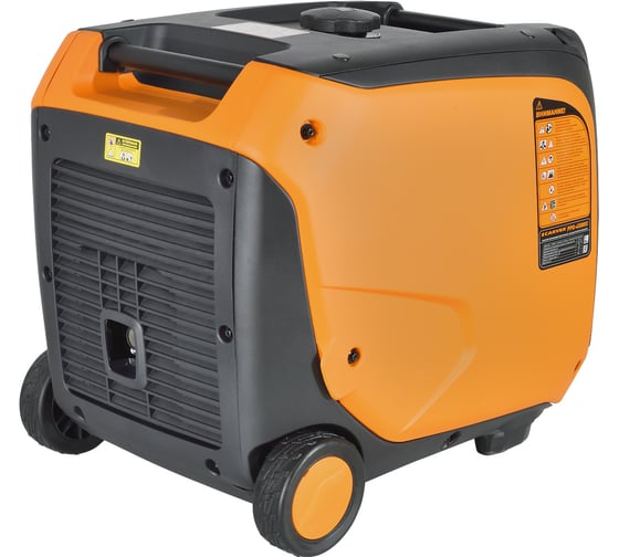 Инверторный генератор CARVER ppg -4500is 3,5/4,0квт, 220/12в, 2 роз.,usb, дисплей,колеса 01.020.00037