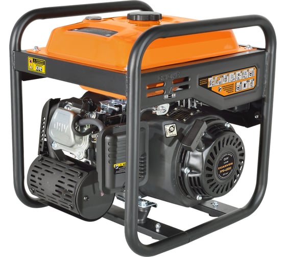 Инверторный генератор CARVER ppg -4500i 3,5/3,8квт, 220/12в, 2 розетки, дисплей 01.020.00036