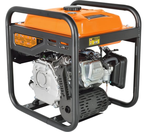 Инверторный генератор CARVER ppg -4500i 3,5/3,8квт, 220/12в, 2 розетки, дисплей 01.020.00036