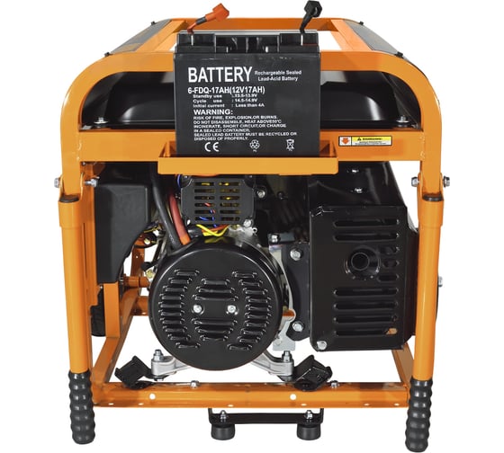 Бензиновый генератор CARVER ppg- 6500e welder сварочный; lt-190f, 5,0/5,5квт, 230в, бак 25 л, обм.медь 01.020.00039