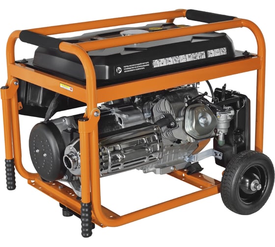 Бензиновый генератор CARVER ppg- 9000е lt-192fа, 7,0/7,5квт, 220в, бак 25л,эл.ст, кол/рук. медь, 6ш/пал 01.020.00040