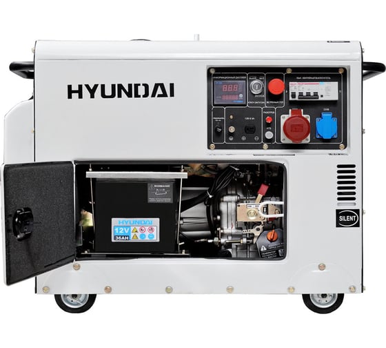 Дизельный генератор HYUNDAI DHY 8500SE