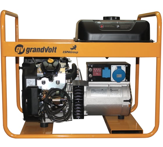 Бензогенератор Grandvolt GVI 10000 M ES 35L 5000006213