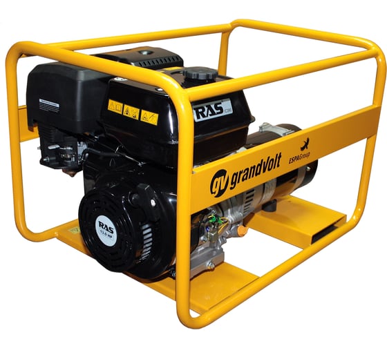 Бензогенератор Grandvolt GVI 6600 M 25L 5000006135 1