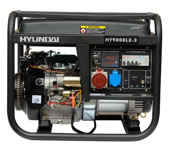 Бензиновый генератор Hyundai HY9000LE-3