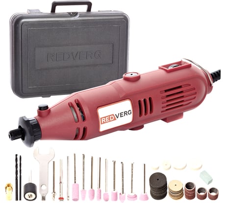 Многофункциональная прямошлифовальная машина REDVERG RD-MG150C в кейсе 6621693