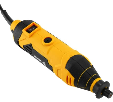 Электрический гравер DEKO с регулировкой скорости 200Вт DKRT200E + набор аксессуаров 126 штук 063-1415