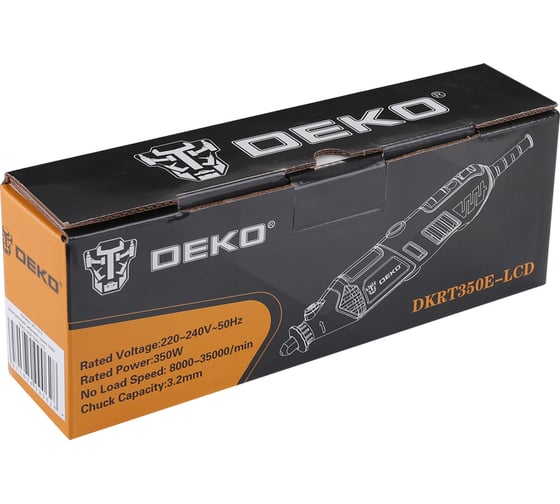 Электрический цифровой гравер DEKO 350Вт DKRT350E-LCD 063-1412