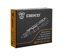 Аккумуляторный гравер DEKO DKRT3.6-Li SET 063-1400