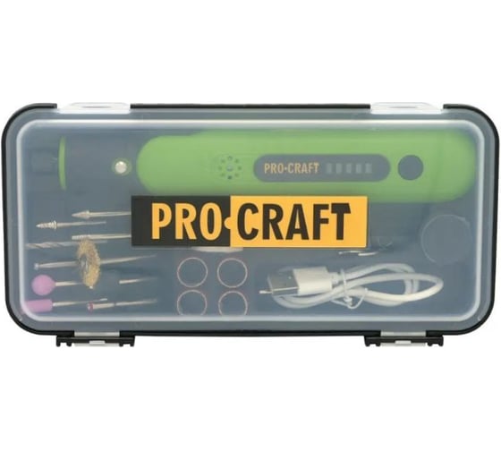 Гравер аккумуляторный Procraft 8 В, 5000-25000 об/мин PG8