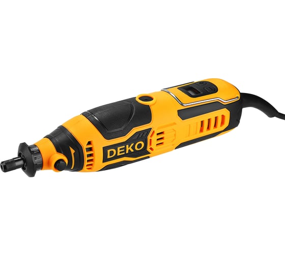 Гравер электрический цифровой DEKO DKRT350E-LCD в кейсе, с набором оснастки 43 шт. 350Вт 085-1323