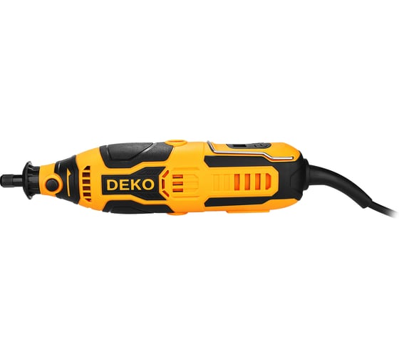 Гравер электрический цифровой DEKO DKRT350E-LCD в кейсе, с набором оснастки 43 шт. 350Вт 085-1323