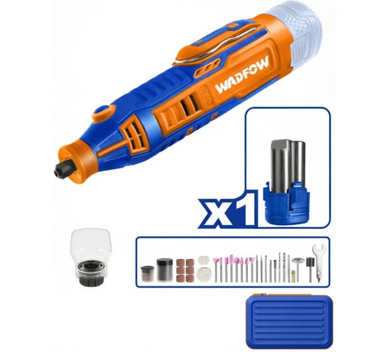 Гравер аккумуляторный WADFOW 12В, 3,2 мм Type-C 10 WRY1M121