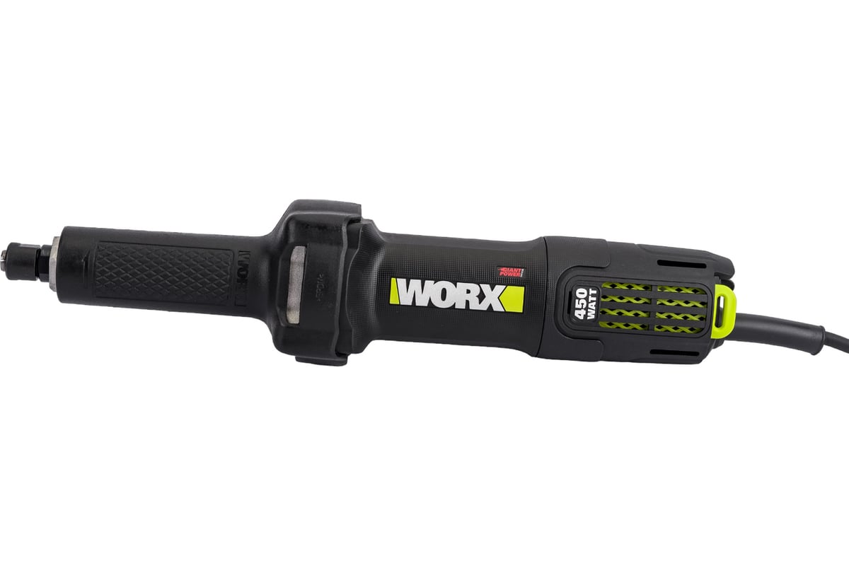 Прямошлифовальная машина WORX Professional 450 Вт, 6 мм WU774 - выгодная  цена, отзывы, характеристики, 1 видео, фото - купить в Москве и РФ