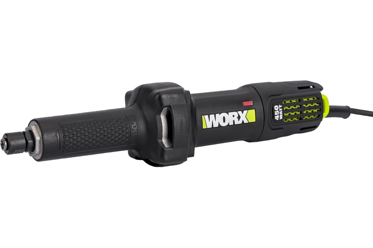 Прямошлифовальная машина WORX Professional 450 Вт, 6 мм WU774 - выгодная  цена, отзывы, характеристики, 1 видео, фото - купить в Москве и РФ