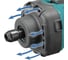 Прямая шлифмашина Makita DGD801Z 3