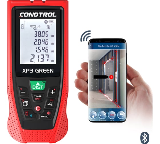 Лазерный дальномер Condtrol XP3 Green 120 м 1-4-107
