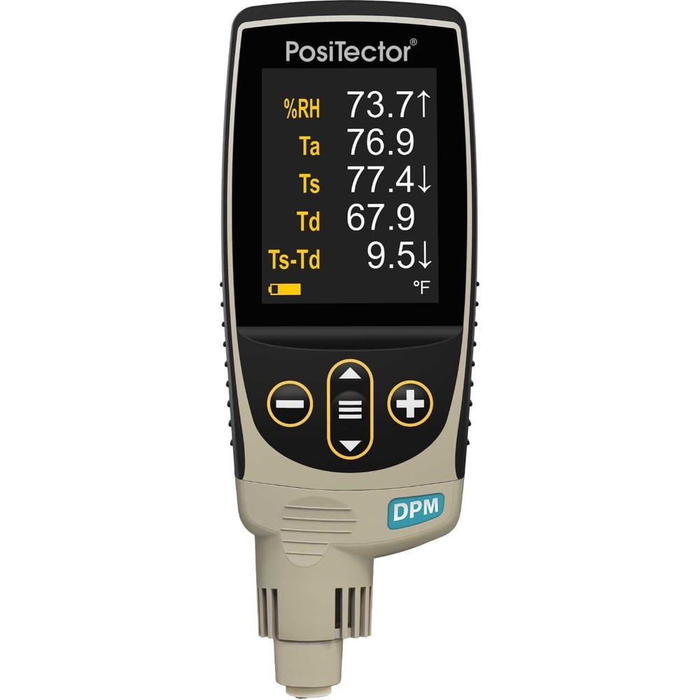 Прибор для контактного измерения температуры поверхности, температуры  воздуха, относительной влажности, точки росы, параметров воздушного потока  Defelsko PosiTector DPM A Advance PRBDPMA - выгодная цена, отзывы,  характеристики, фото - купить в Москве и РФ