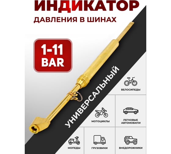 Индикатор для проверки давления в шинах Forsage 1-11 bar F-S480(57013)