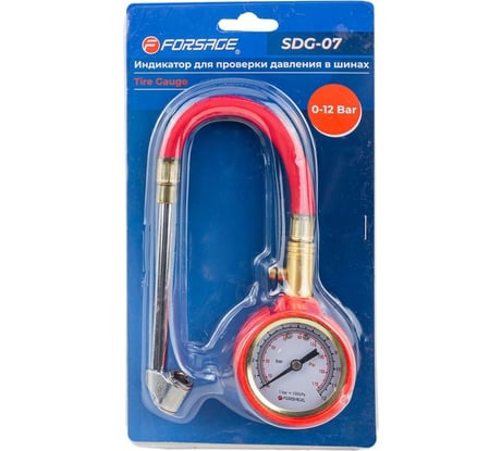 Индикатор для проверки давления в шинах грузовых а/м Forsage 0-12 bar F-SDG-07(57009)
