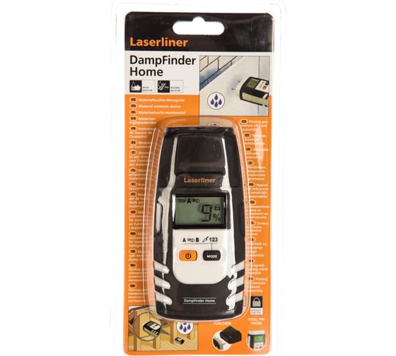 Влагомер для древесины и строительных материалов Laserliner DampFinder Home 082.013A 1