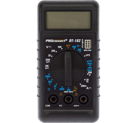 Портативный мультиметр PROconnect М-18 13-3014