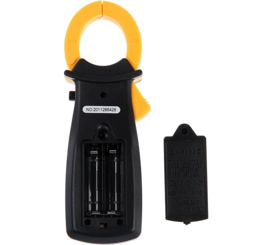Токовые клещи ТУНДРА DT3266L, ACV/DCV, ACA, 2KΩ-200MΩ, прозвон, подсветка 2768109