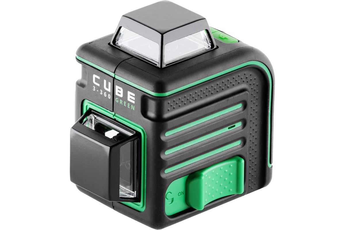 Лазерный уровень ADA Cube 3-360 GREEN Professional Edition А00573 -  выгодная цена, отзывы, характеристики, 1 видео, фото - купить в Москве и РФ