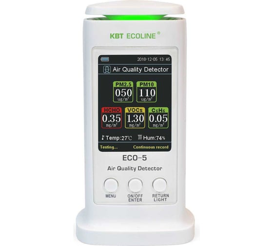 Анализатор воздуха КВТ ECO-5 ECOLINE 79140
