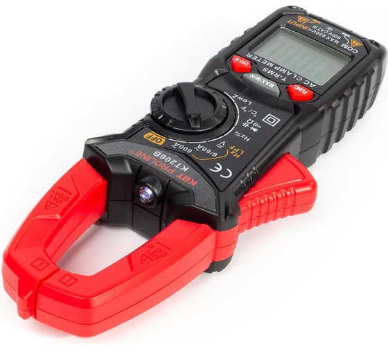 Цифровые токовые клещи КВТ KT 206B PROLINE 79130