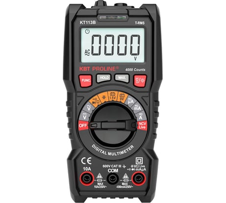 Цифровой мультиметр КВТ KT 113B PROLINE 79125
