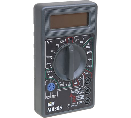 Цифровой мультиметр IEK Universal M830B 6073763 TMD-2B-830